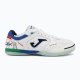 Chuteira Futsal Joma Top Flex Branco/Azul